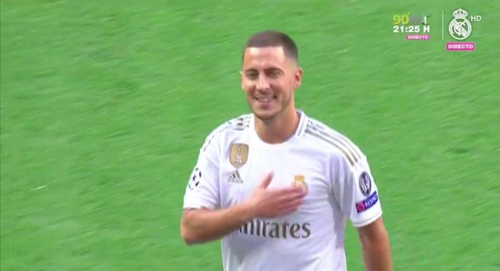 hazard with madrid shirt