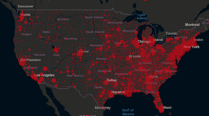 Coronavirus Usa Map Live