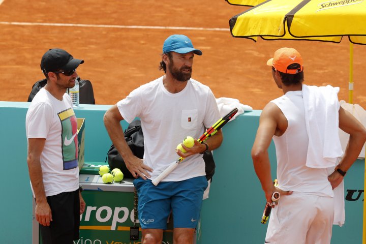 Nadal y Carlos Moyá