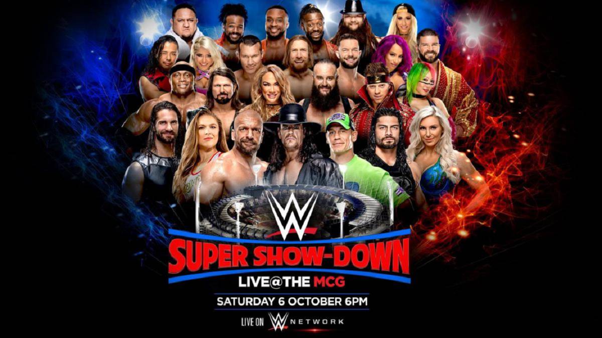 Resultado de imagen para super show down 2018