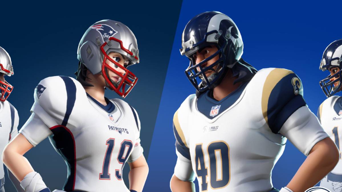 fortnite recibe skins de la super bowl por tiempo limitado - imagenes de skins de fortnite futbol