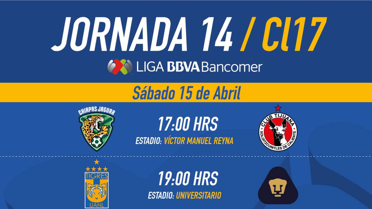 Liga MX: Fechas y horarios de la Jornada 14 del Clausura 