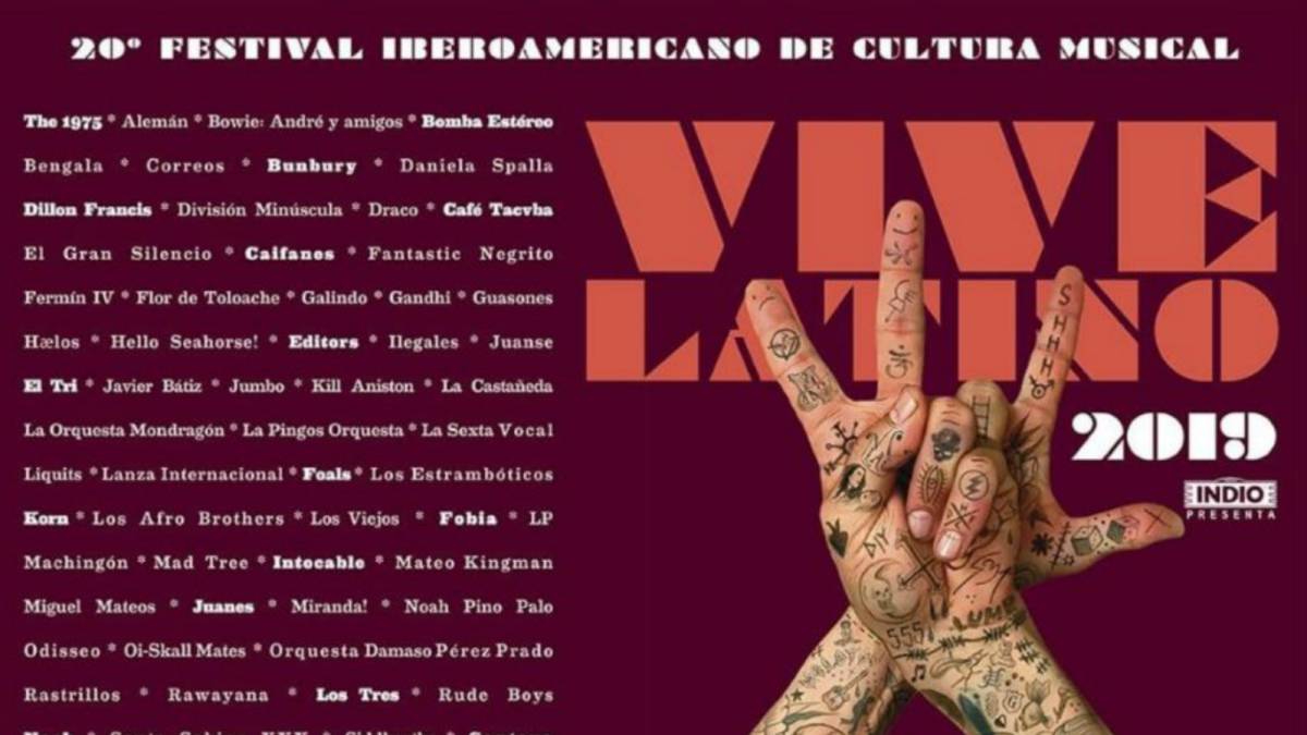 Resultado de imagen para VIVE LATINO 2019