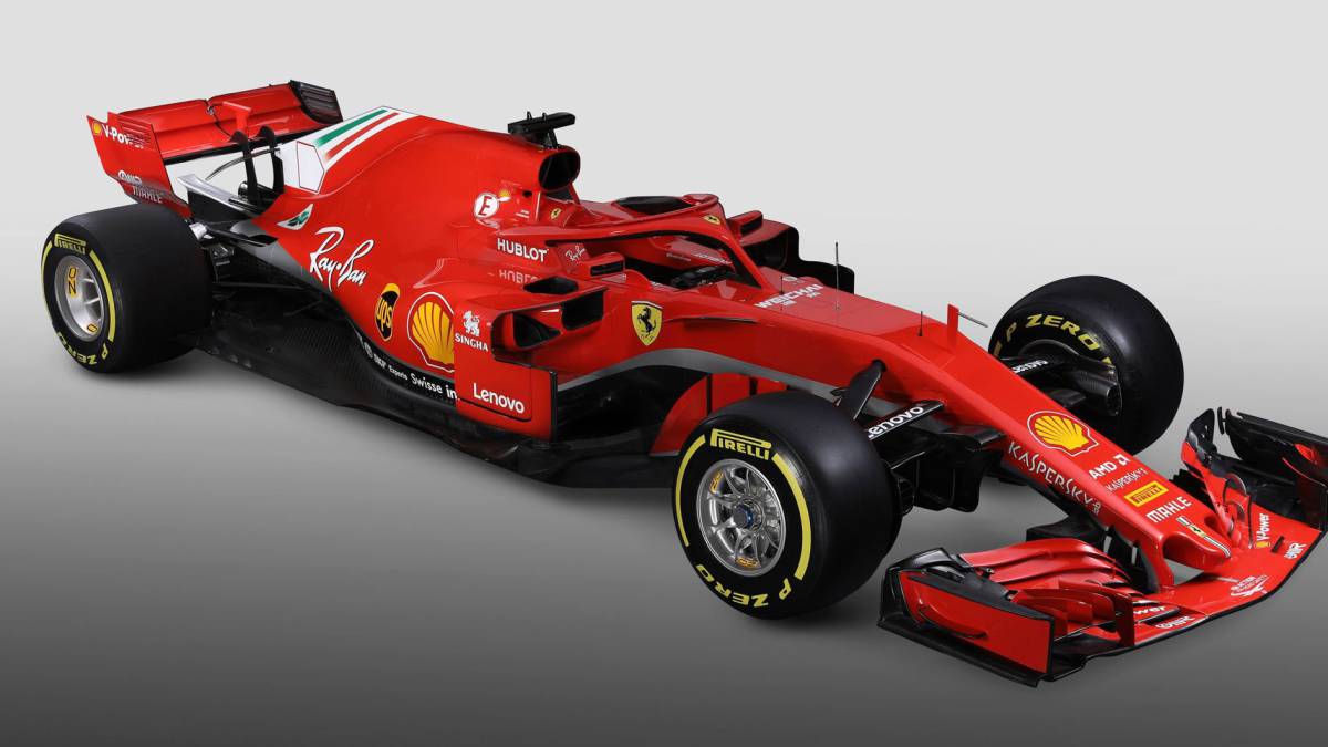 The Ferrari Sf71h With A Great Engine And Gills To The Mclaren