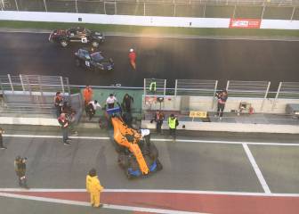 McLaren sorprende y sale justo antes del parón para comer