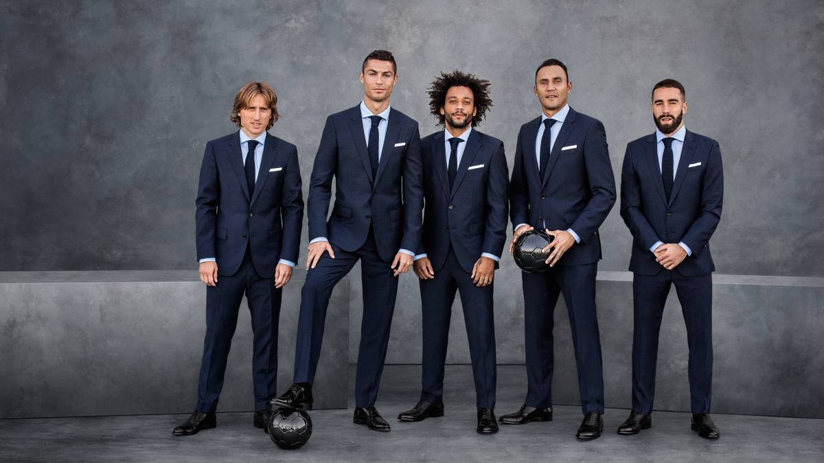 ik ben verdwaald neef Voorzichtigheid Sharp dressed men: Real Madrid sport new Hugo Boss suits - AS.com