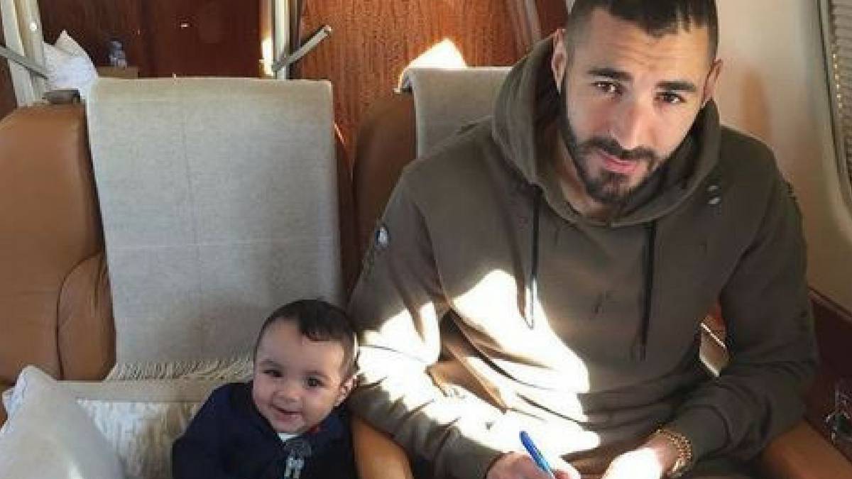 Benzema presenta en Instagram a su hijo como "el sucesor 