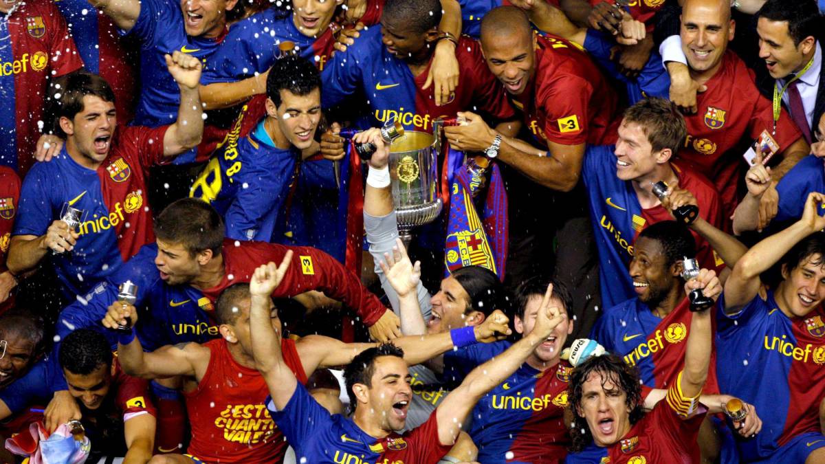 La plantilla completa del FC Barcelona que ganó el 'sextete' - AS USA