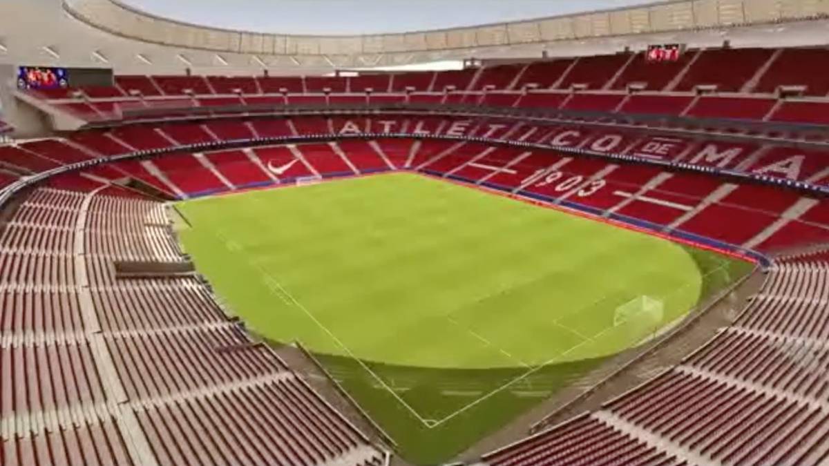 Vídeo | El Atleti muestra cómo será la grada del Wanda Metropolitano