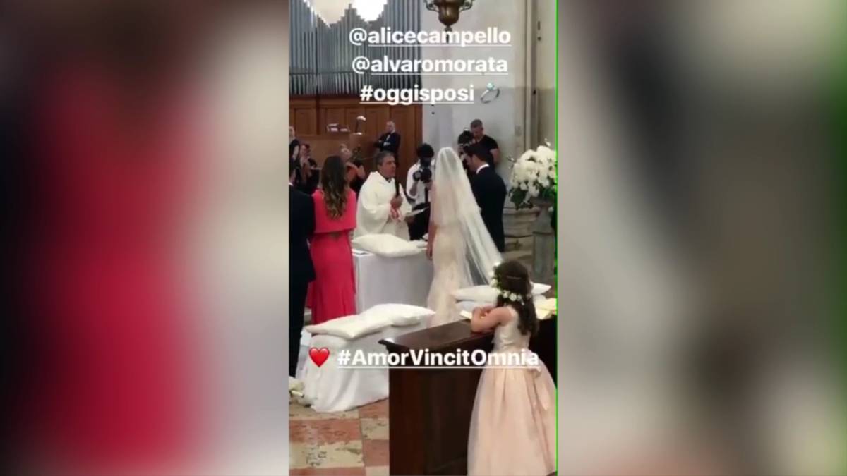 La impresionante boda de Morata y Alice Campello - AS.com