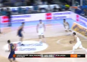 Va a dar la vuelta al mundo: Doncic desde el parking... ¡limpia!